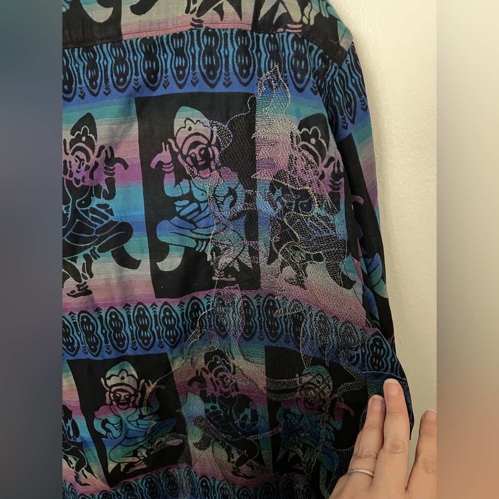 Robert Graham Dancing Buddha Limited Edition button down shirt XL - Picture 7 of 9